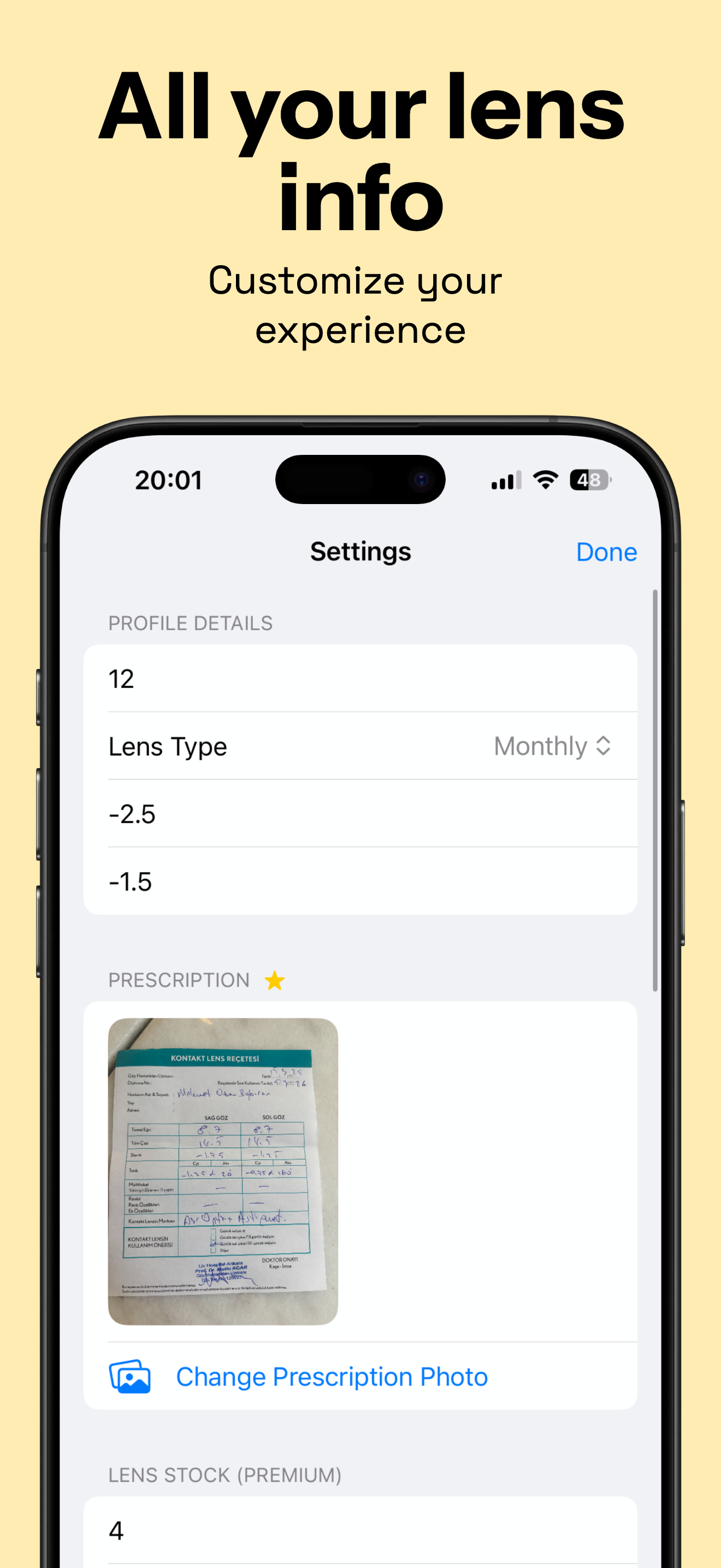 Lens Tracker Analytics